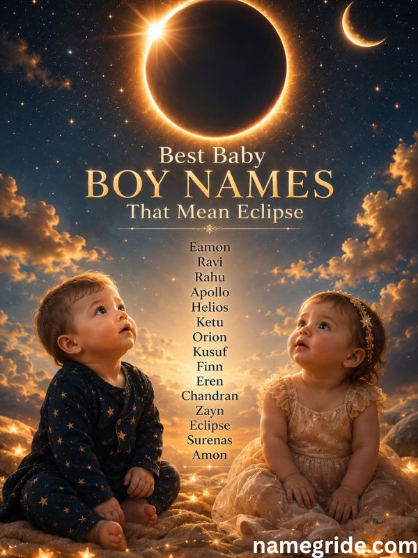 Best Baby Boy Names That Mean Eclipse
