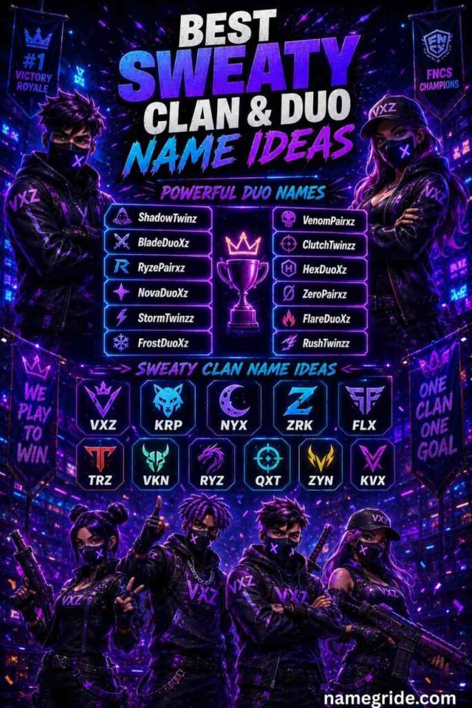 Best-Sweaty-Clan-&-Duo-Name-Ideas