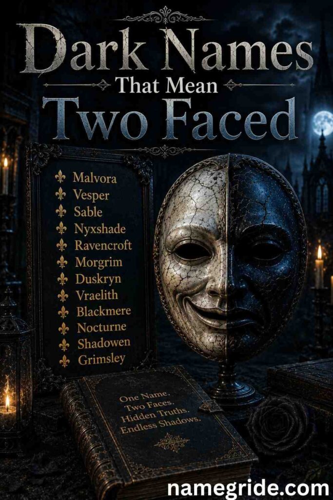 Dark-Names-That-Mean-Two-Faced