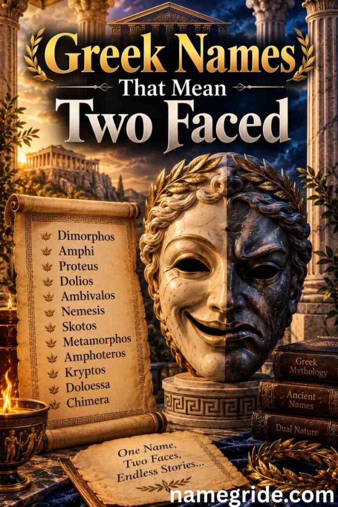 Greek-Names-That-Mean-Two-Faced