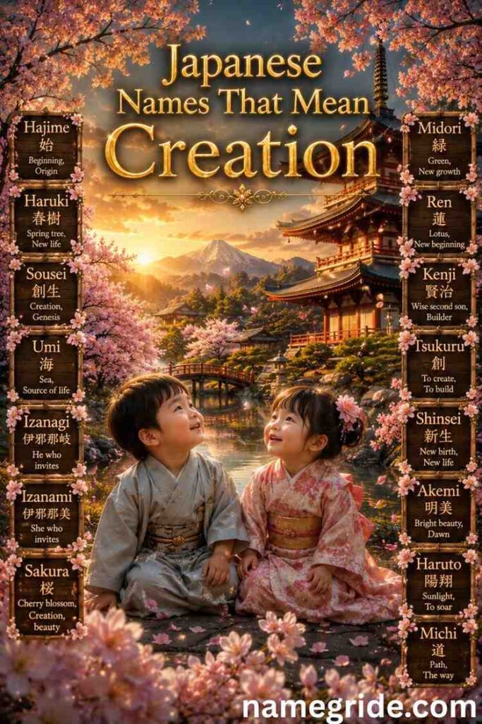 Japanese-Names-That-Mean-Creation