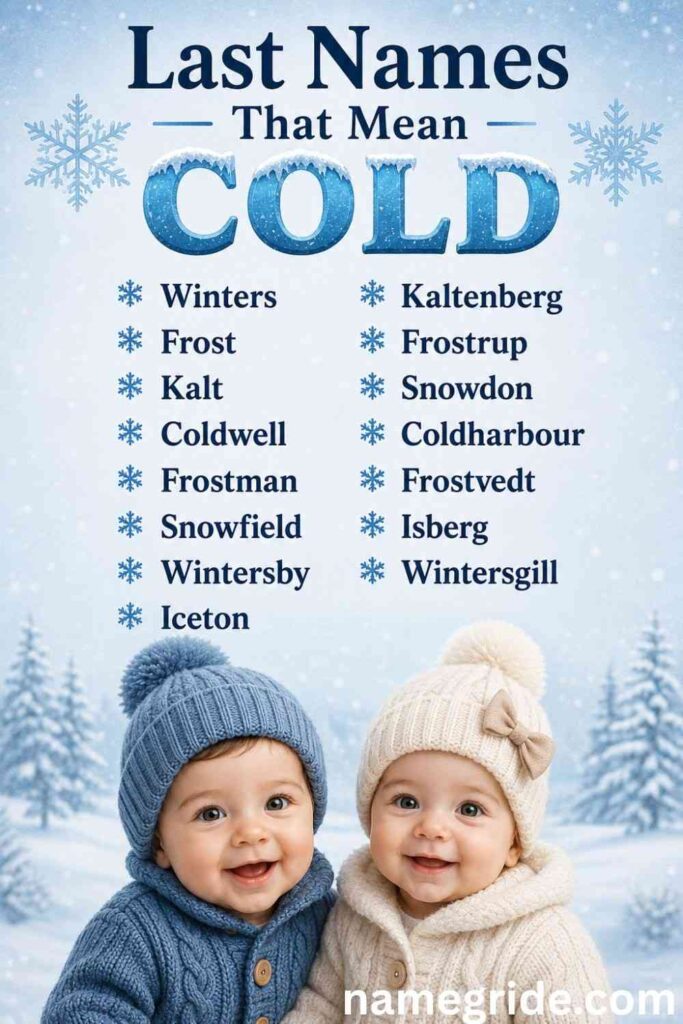 Last-Names-That-Mean-Cold