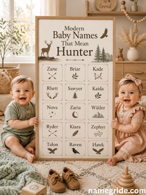 Modern Baby Names That Mean Hunter