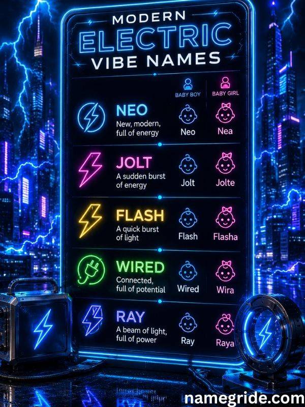 Modern-Electric-Vibe-Names