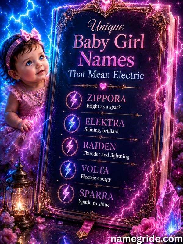 Unique-Girl-Names-That-Mean-Electric