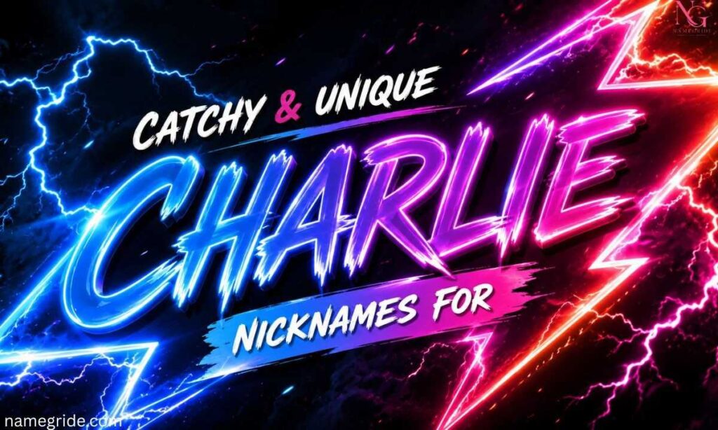 Catchy  Unique Nicknames for Charlie