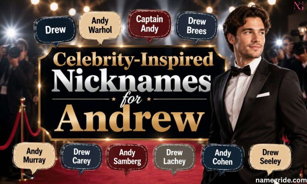 Celebrity-Inspired Nicknames for Andrew