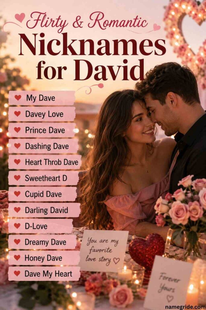 Flirty Romantic Nicknames for David