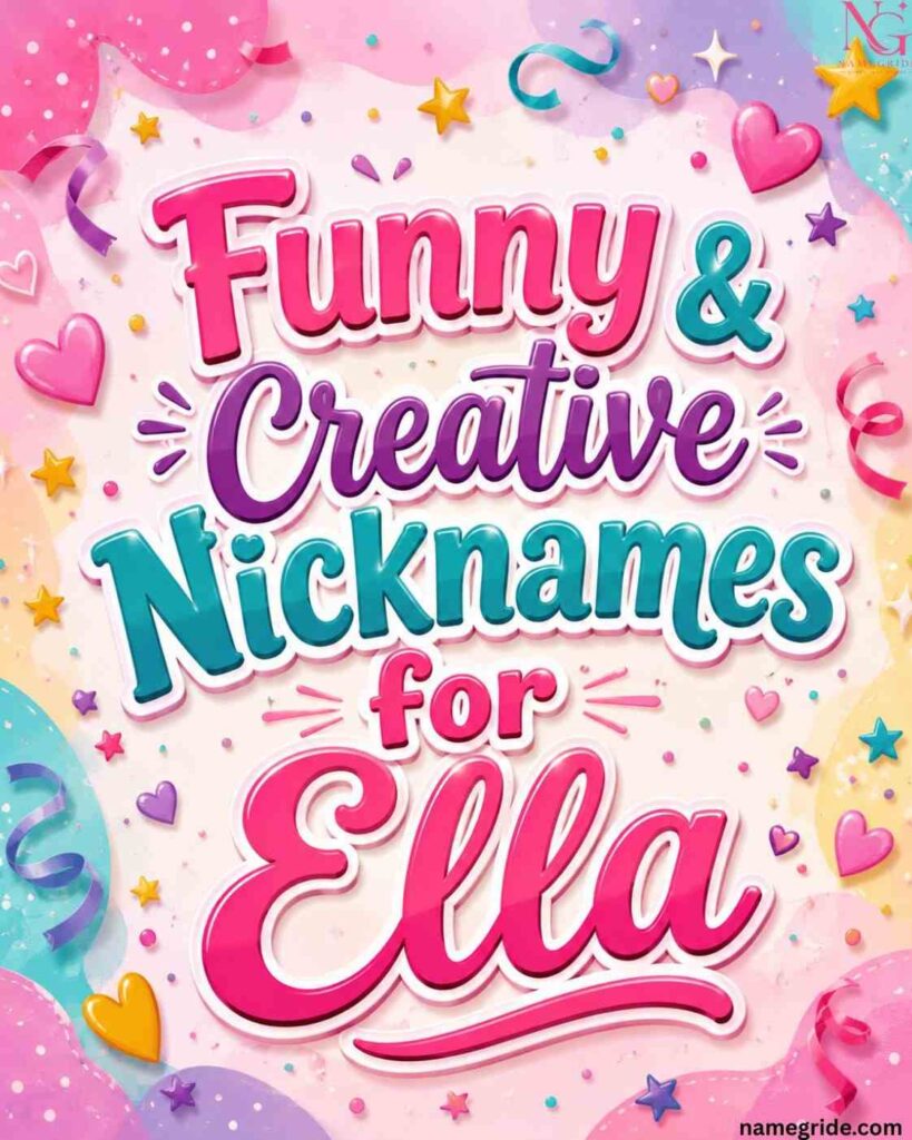 Funny Creative Nicknames for Ella