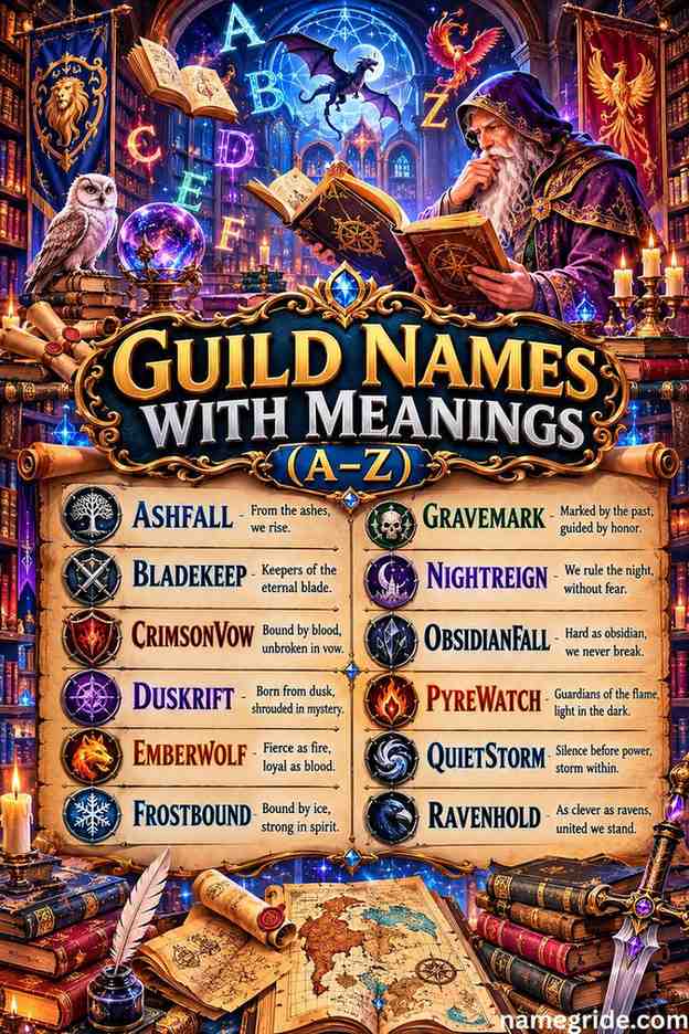 Guild-Names-with-Meanings-(A–Z)
