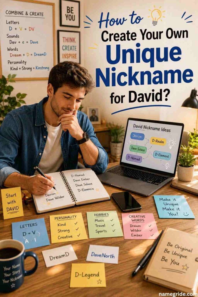 How to Create Your Own Unique Nickname for David ?