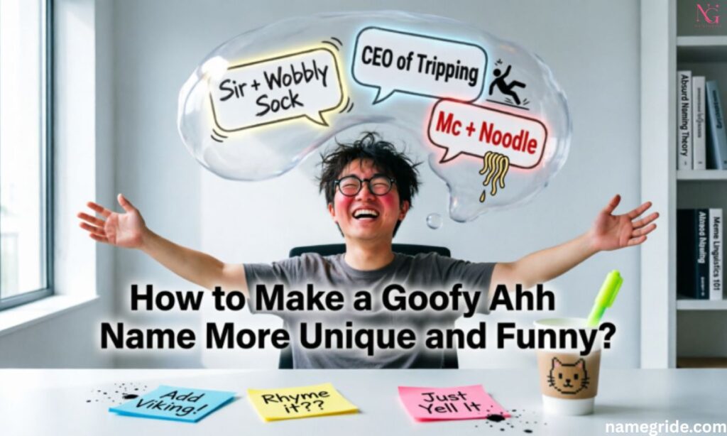 How to Make a Goofy Ahh Name More Unique and Funny?