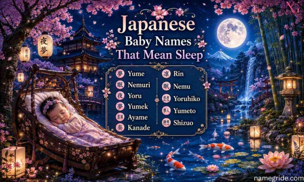 Japanese-Baby-Names-That-Mean-Sleep