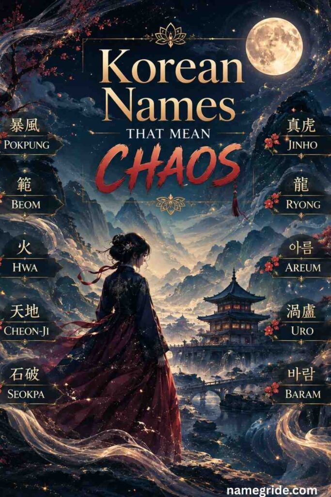 Korean-Names-That-Mean-Chaos