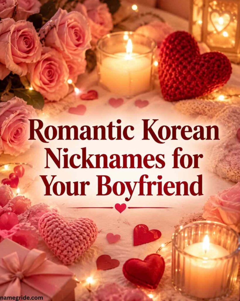 Romantic Korean Nicknames