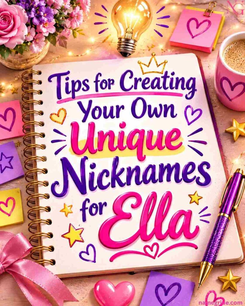 Tips for Creating Your Own Unique Nicknames for Ella