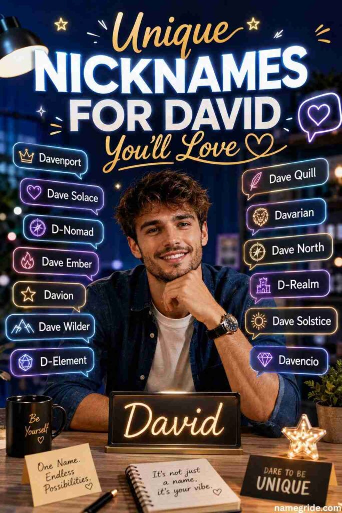 Unique Nicknames for David Youll Love