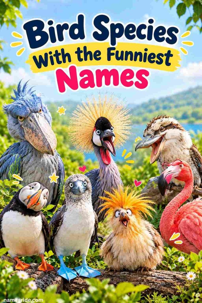 Bird Species With the Funniest Names