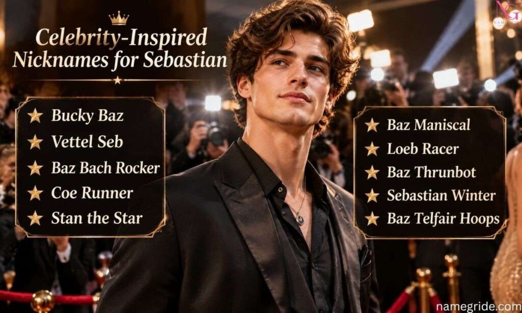 Celebrity-Inspired Nicknames for Sebastian 