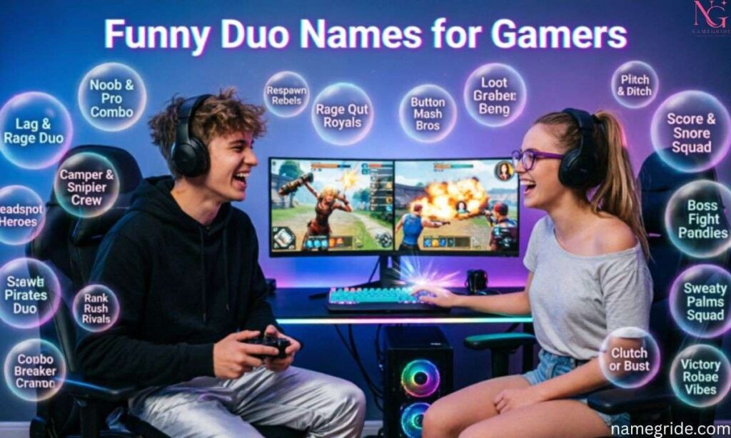 Funny Duo Names for Gamers