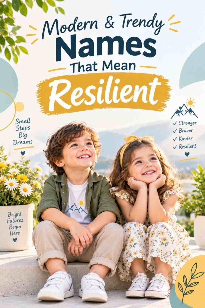 Modern Trendy Names That Mean Resilient