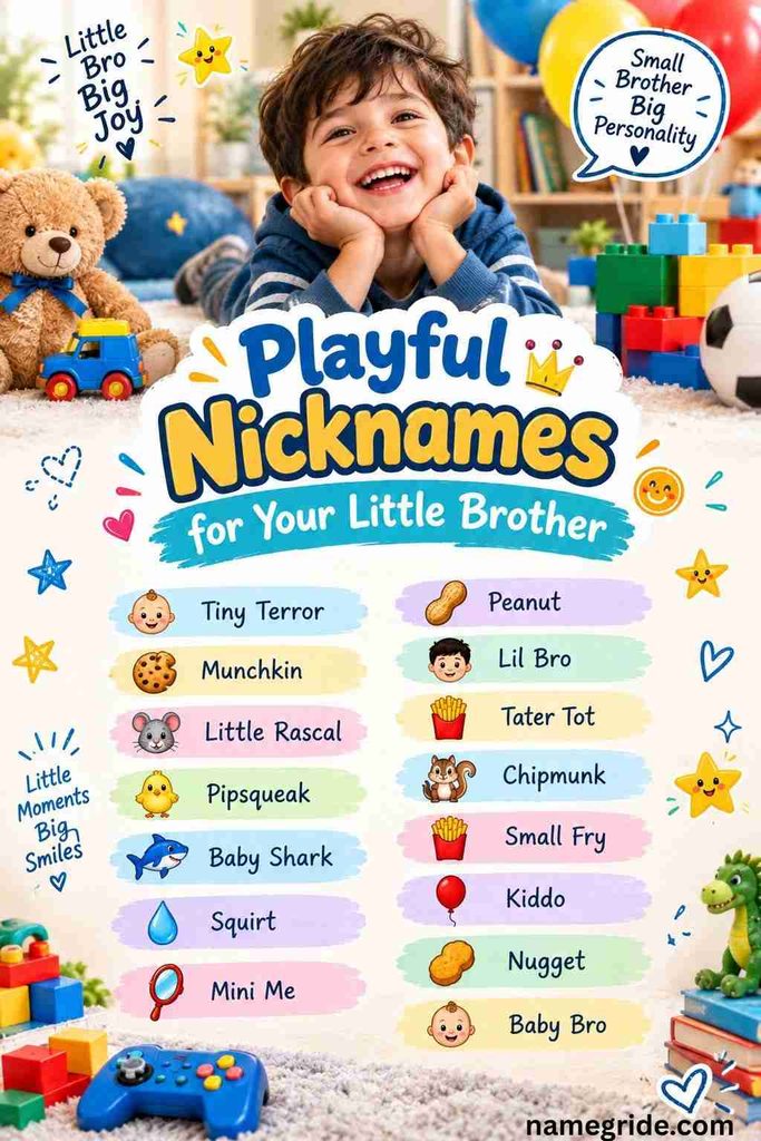 Playful Nicknames for Your Little Brother