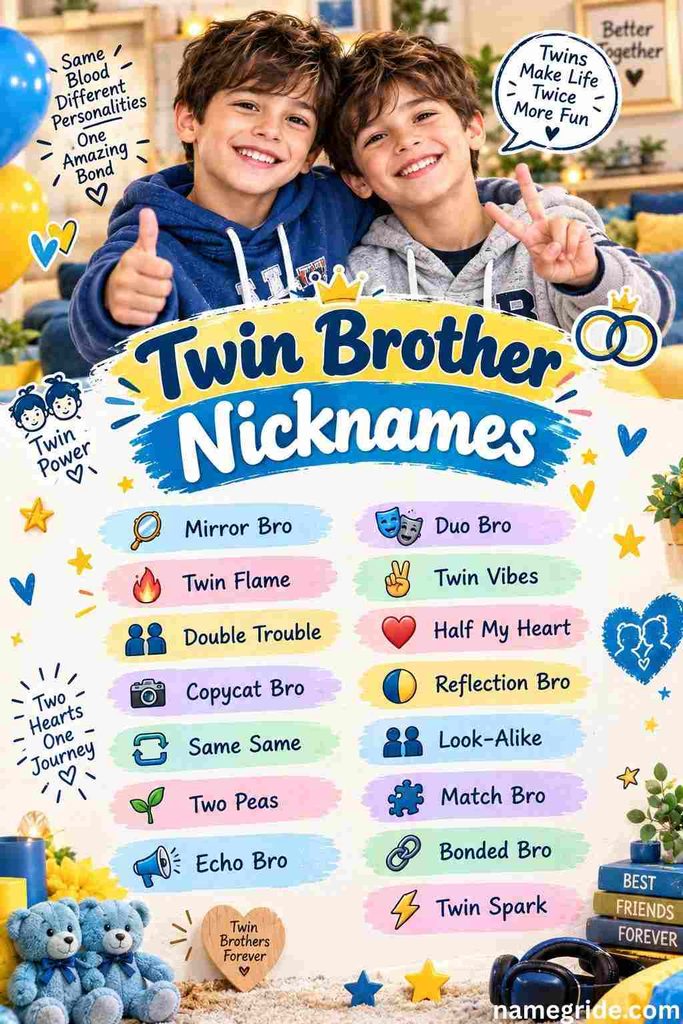 Twin Brother Nicknames