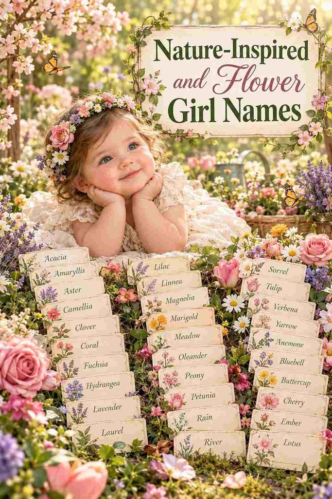 Nature-Inspired and Flower Girl Names