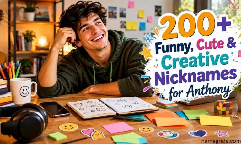 200+ Funny Cute Creative Nicknames for Anthony
