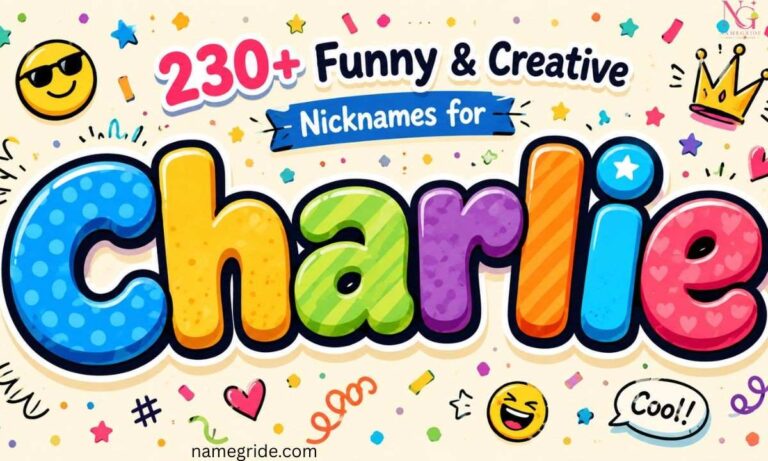 230+ Funny Creative Nicknames for Charlie