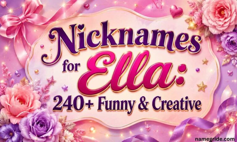 Nicknames for Ella 240+ Funny Creative