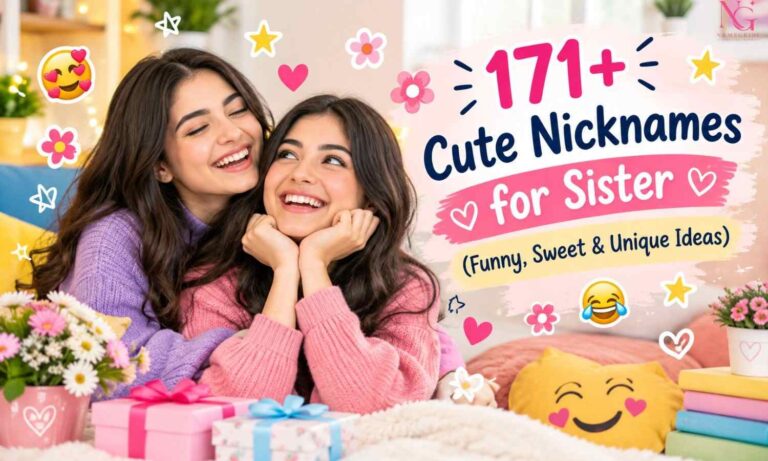 171+ Cute Nicknames for Sister Funny Sweet Unique Ideas