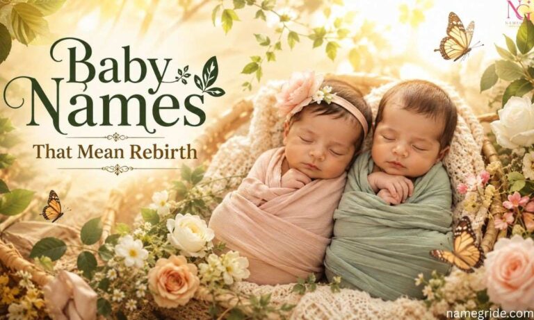 191+ Baby Girl Boy Names That Mean Rebirth