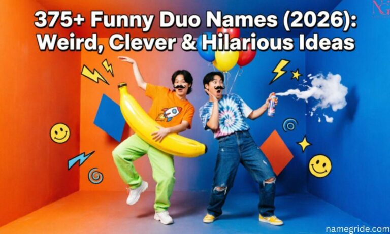 375+Funny Duo Names 2026 Weird Clever Hilarious Ideas