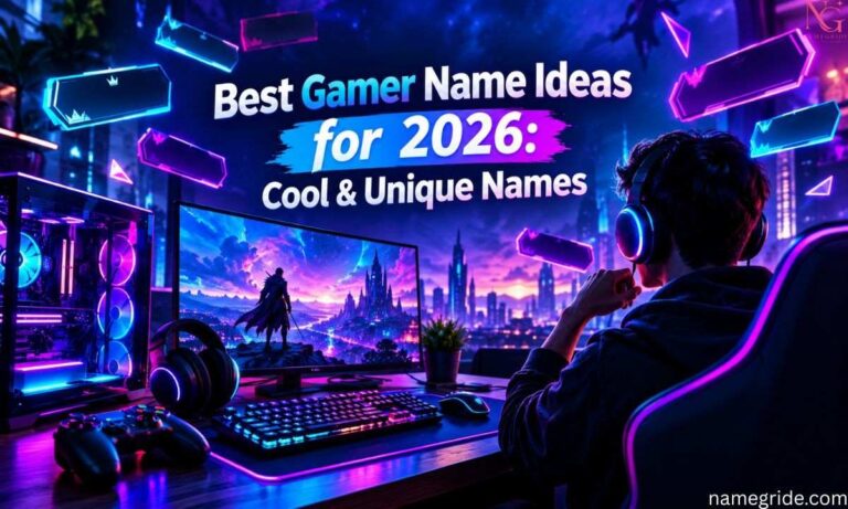 Best Gamer Name Ideas for 2026 Cool Unique Names