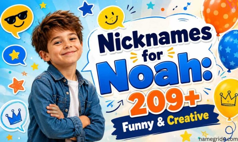 Nicknames for Noah 209 +Funny Creative